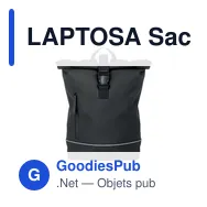 LAPTOSA Sac à dos en PU pour ordinateur - Miniature 10