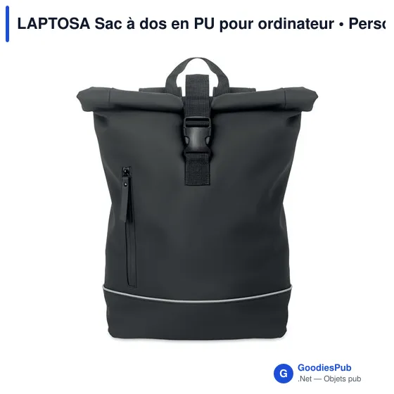 LAPTOSA Sac à dos en PU pour ordinateur - Image 10