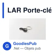 LAR Porte-clés en forme de voiture - Miniature 3