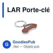 LAR Porte-clés en forme de voiture - Miniature 4