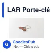 LAR Porte-clés en forme de voiture - Miniature 7