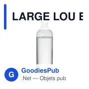 LARGE LOU Bouteille en borosilicate 1L - Miniature 2
