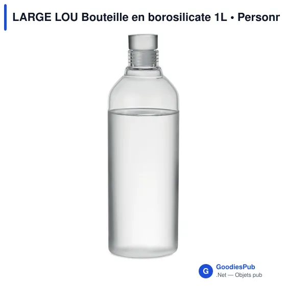 LARGE LOU Bouteille en borosilicate 1L - Image 2