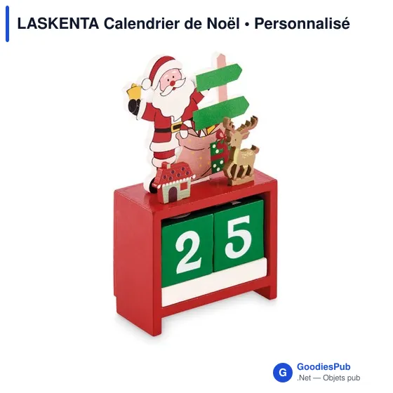 Calendrier de bureau personnalisable LASKENTA avec logo - Image 1