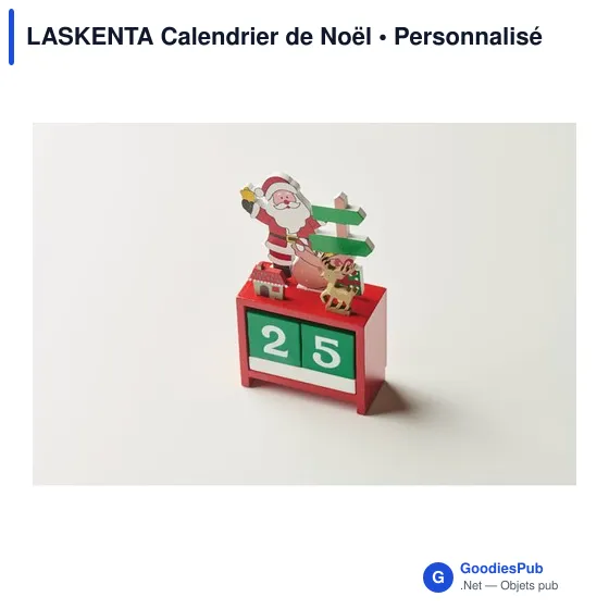 Calendrier de bureau personnalisable LASKENTA avec logo - Image 3