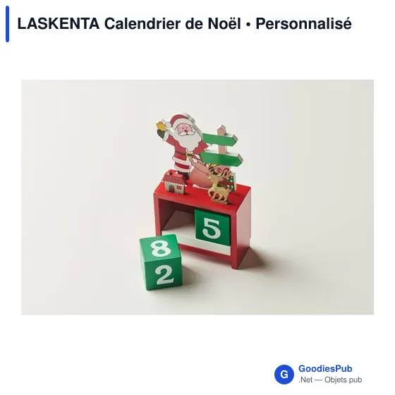 Calendrier de bureau personnalisable LASKENTA avec logo - Image 4