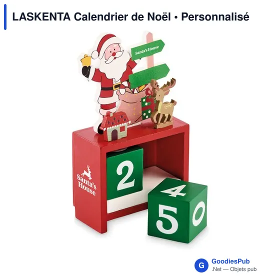 Calendrier de bureau personnalisable LASKENTA avec logo - Image 5