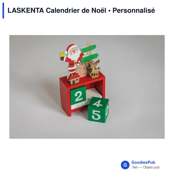 Calendrier de bureau personnalisable LASKENTA avec logo - Image 6