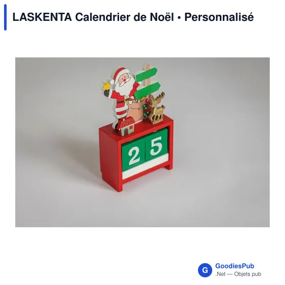 Calendrier de bureau personnalisable LASKENTA avec logo - Image 7