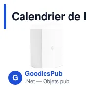Calendrier de bureau personnalisable LASKENTA avec logo - Miniature 8