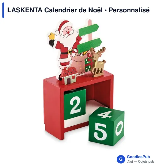 Calendrier de bureau personnalisable LASKENTA avec logo - Image 9