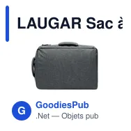 LAUGAR Sac à dos pour portable de 15" - Miniature 2