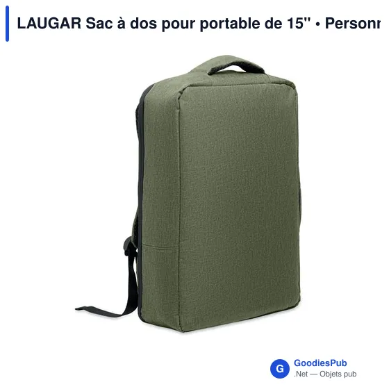 LAUGAR Sac à dos pour portable de 15" - Image 12