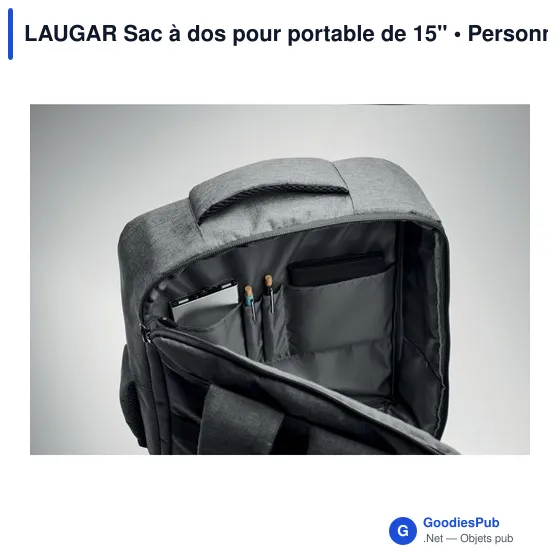 LAUGAR Sac à dos pour portable de 15" - Image 3