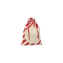 Variante rouge - Sac à linge personnalisable en coton avec logo - LAUKKU