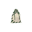 Variante vert - Sac à linge personnalisable en coton avec logo - LAUKKU