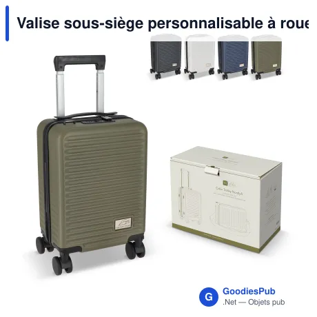 Valise sous-siège personnalisable à roues amovibles - InSideOut Nordlyft
