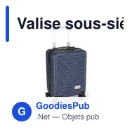 Valise sous-siège personnalisable à roues amovibles - InSideOut Nordlyft - Miniature 4