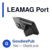 Porte-cartes personnalisable LEAMAG avec logo - Support magnétique - Miniature 3