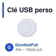 Clé USB personnalisable avec logo pour entreprises - Lecteur Cartes Apek - Miniature 1