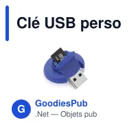 Clé USB personnalisable avec logo pour entreprises - Lecteur Cartes Apek - Miniature 3