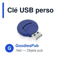 Clé USB personnalisable avec logo pour entreprises - Lecteur Cartes Apek - Miniature 4