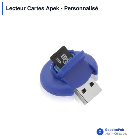 Clé USB personnalisable avec logo pour entreprises - Lecteur Cartes Apek - Image 6