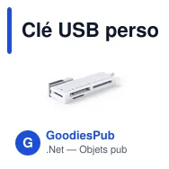 Clé USB personnalisable avec logo pour entreprises - Hades - Miniature 4