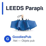 LEEDS Parapluie 190T RPET de 23'' - Miniature 2