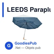 LEEDS Parapluie 190T RPET de 23'' - Miniature 11