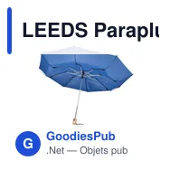 LEEDS Parapluie 190T RPET de 23'' - Miniature 4
