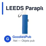 LEEDS Parapluie 190T RPET de 23'' - Miniature 5