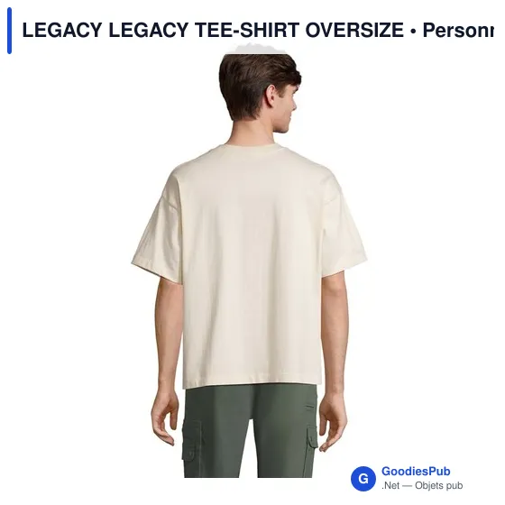 Tee-shirt oversize personnalisable avec logo - LEGACY TEE-SHIRT OVERSIZE - Image 11