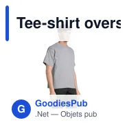 Tee-shirt oversize personnalisable avec logo - LEGACY TEE-SHIRT OVERSIZE - Miniature 6