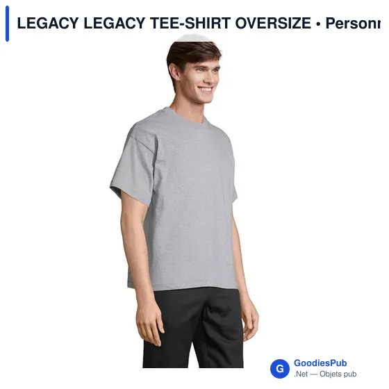 Tee-shirt oversize personnalisable avec logo - LEGACY TEE-SHIRT OVERSIZE - Image 6