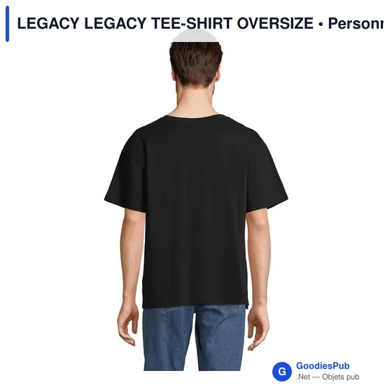 Tee-shirt oversize personnalisable avec logo - LEGACY TEE-SHIRT OVERSIZE - Image 9