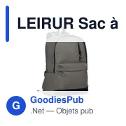 LEIRUR Sac à dos pour ordinateur 15" - Miniature 1