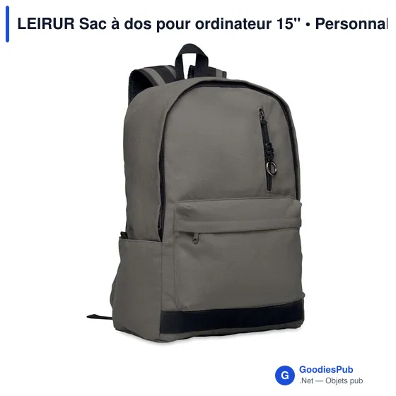 LEIRUR Sac à dos pour ordinateur 15" - Image 1