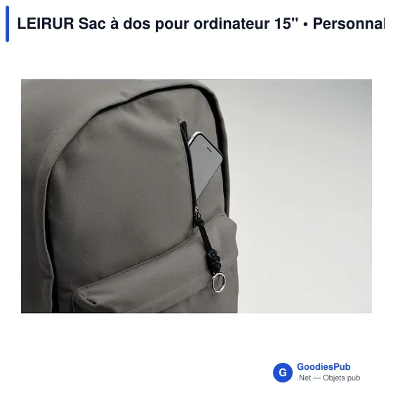LEIRUR Sac à dos pour ordinateur 15" - Image 11