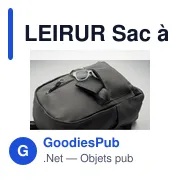 LEIRUR Sac à dos pour ordinateur 15" - Miniature 5