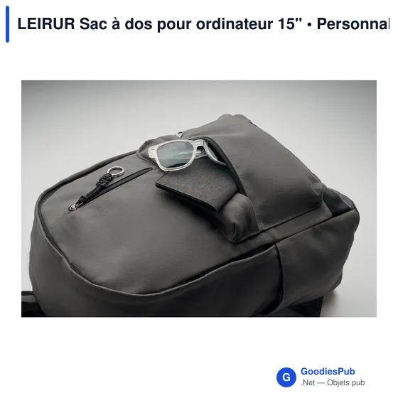 LEIRUR Sac à dos pour ordinateur 15" - Image 5