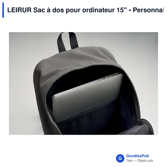LEIRUR Sac à dos pour ordinateur 15" - Image 6
