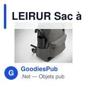 LEIRUR Sac à dos pour ordinateur 15" - Miniature 8
