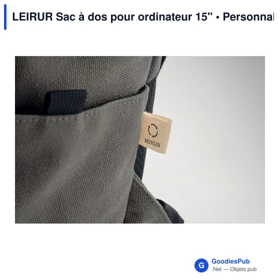LEIRUR Sac à dos pour ordinateur 15" - Image 9