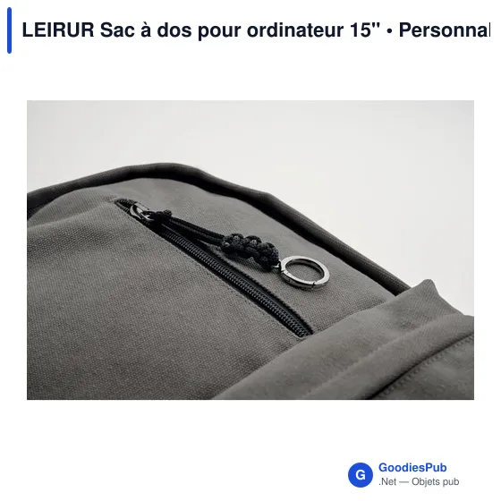 LEIRUR Sac à dos pour ordinateur 15" - Image 10
