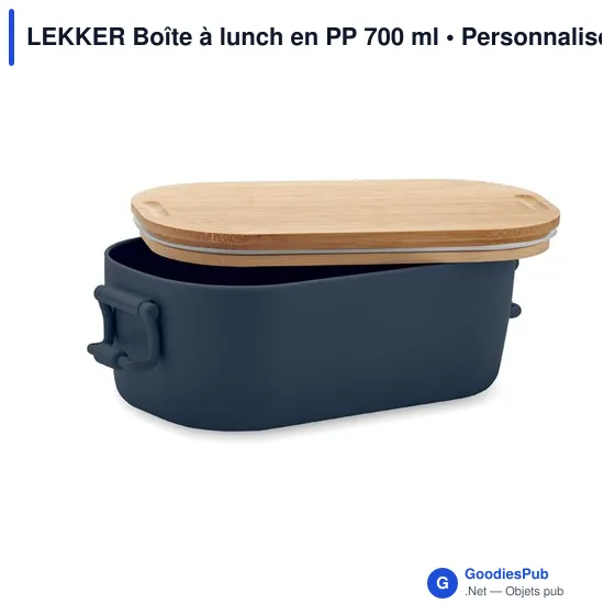 LEKKER Boîte à lunch en PP 700 ml - Image 3