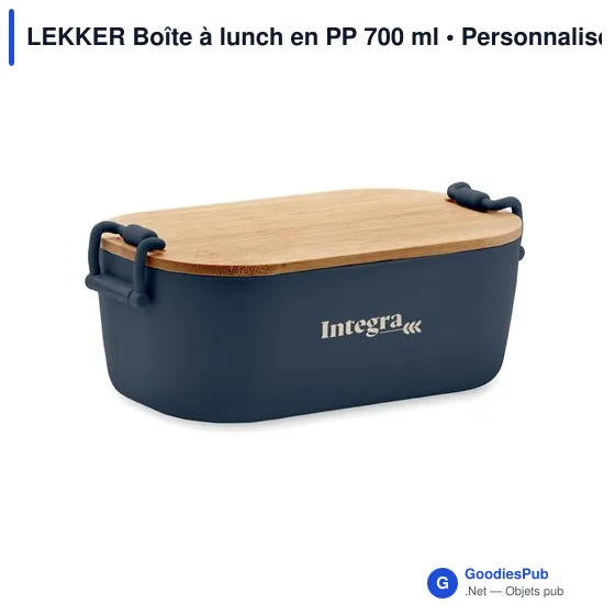 LEKKER Boîte à lunch en PP 700 ml - Image 4