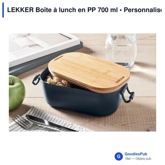 LEKKER Boîte à lunch en PP 700 ml - Image 5