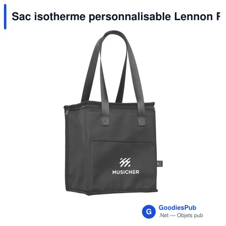 Sac isotherme personnalisable Lennon RCS avec logo
