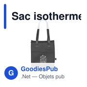Sac isotherme personnalisable Lennon RCS avec logo - Miniature 3